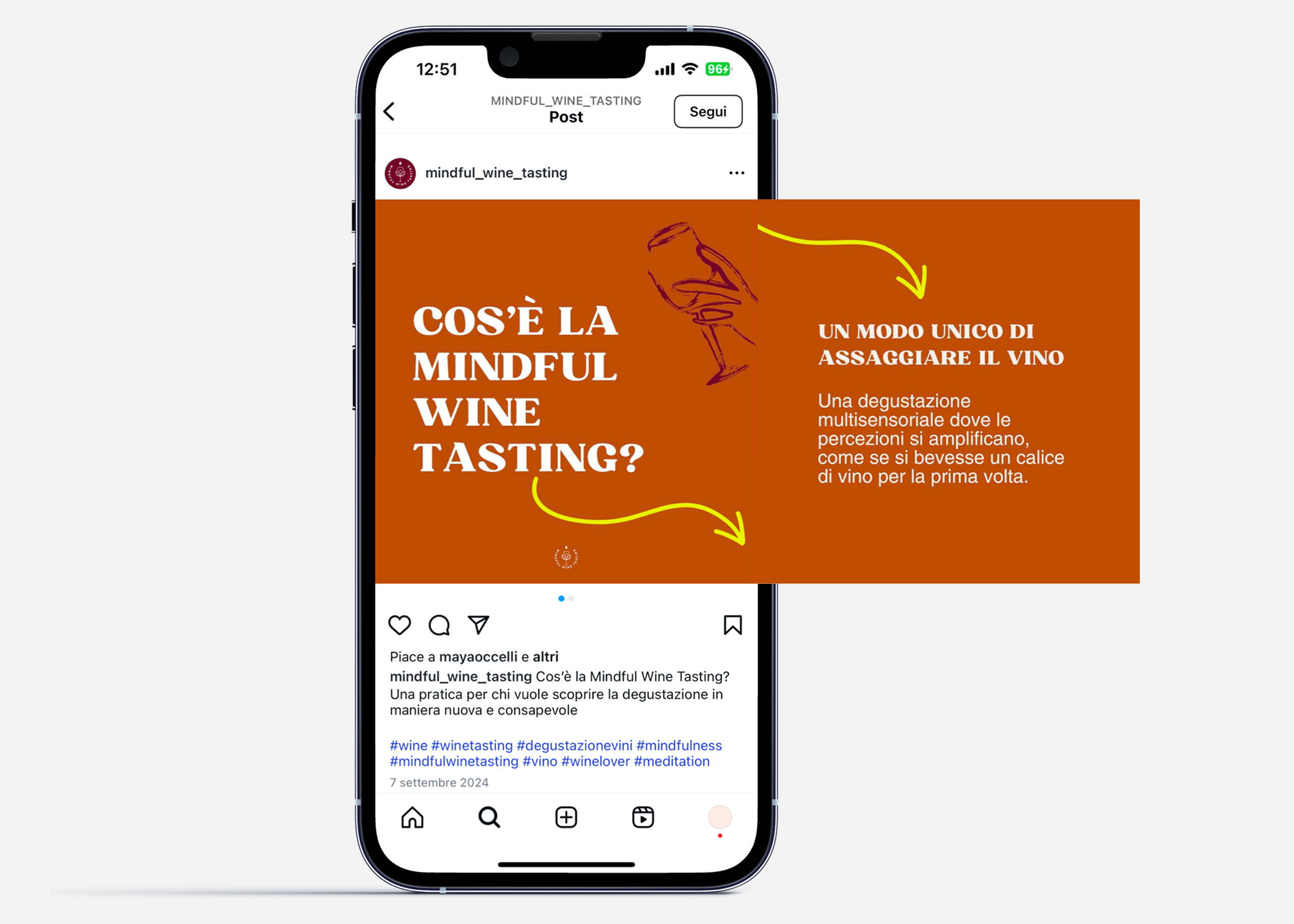 Instagram Mindful Wine Tasting